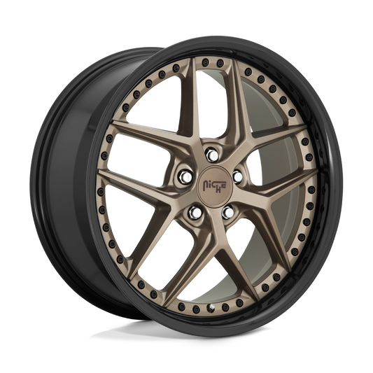 Niche 1PC M227 VICE MATTE BRONZE BLACK BEAD RING