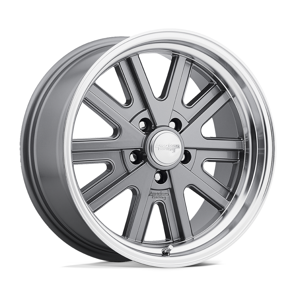 American Racing Vintage VN527 427 MONO CAST MAG GRAY MACHINED