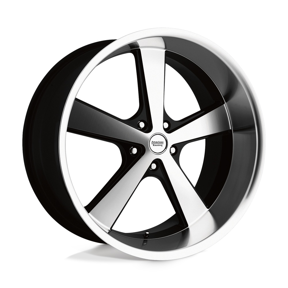 American Racing Vintage VN701 NOVA GLOSS BLACK MACHINED