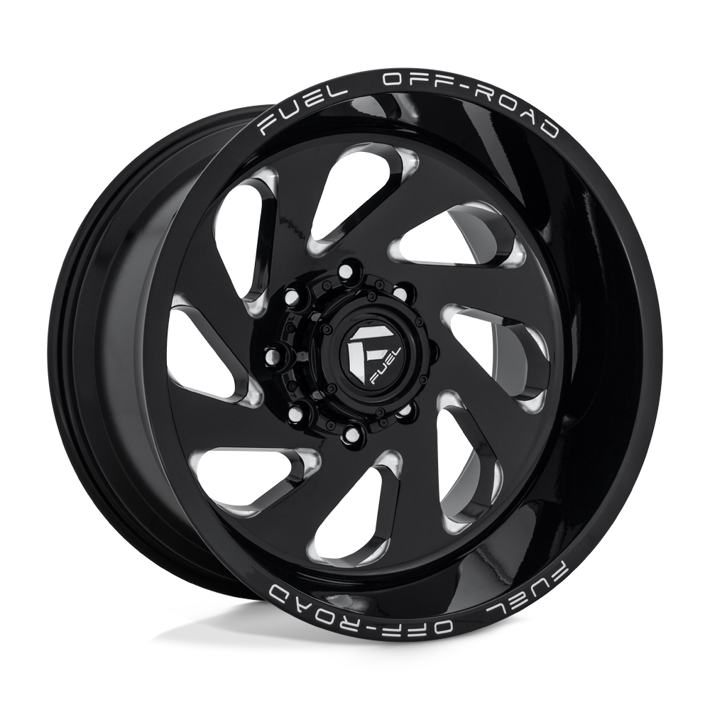 Fuel D637 VORTEX GLOSS BLACK MILLED