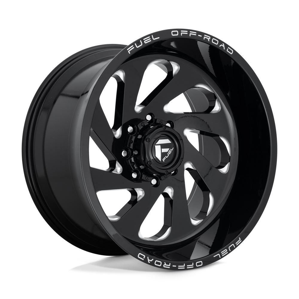Fuel D637 VORTEX GLOSS BLACK MILLED