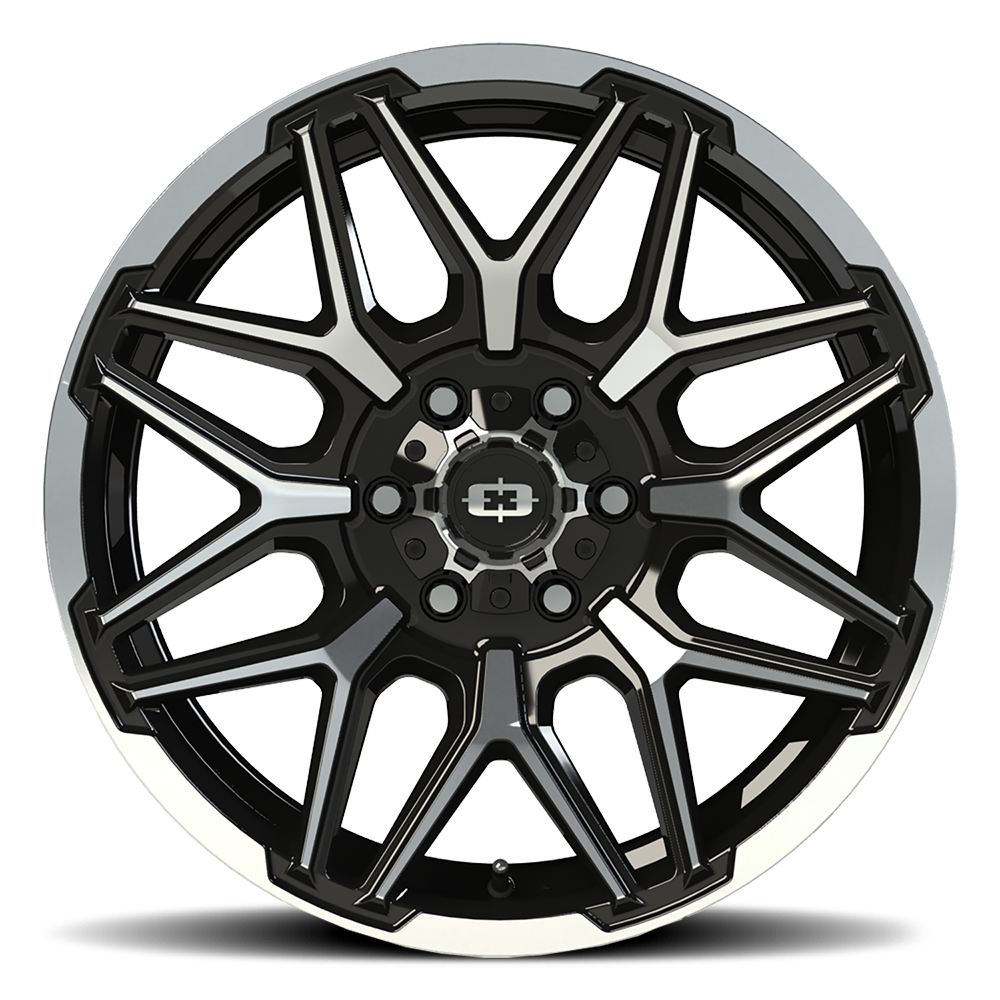 VISION REKLUSE CUSTOM WHEEL Gloss Black Machined Face and Lip