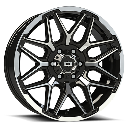 VISION REKLUSE CUSTOM WHEEL Gloss Black Machined Face and Lip
