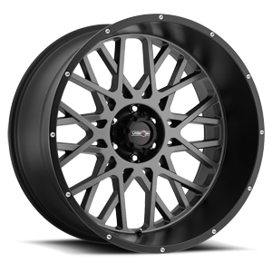 VISION ROCKER CUSTOM WHEEL Anthracite with Satin Black Lip
