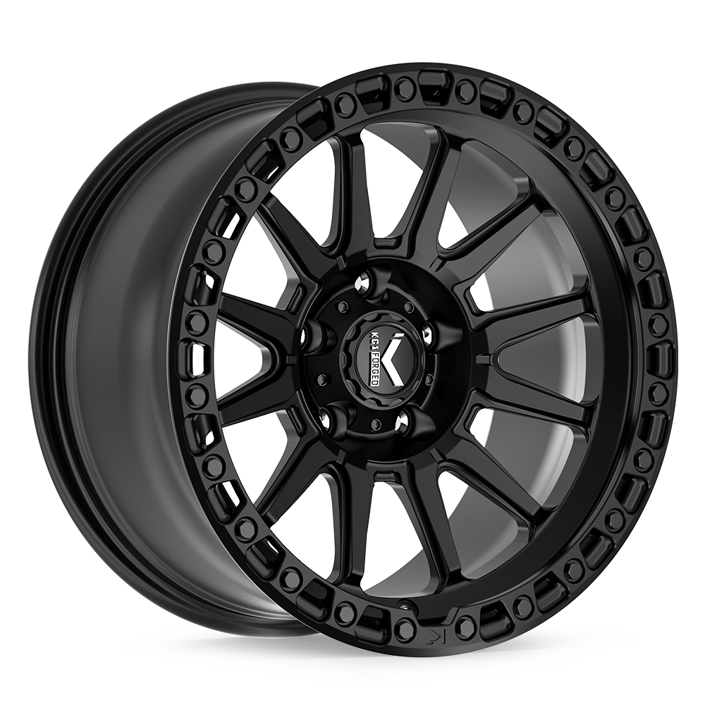 KG1 ADRENALINE-KO CUSTOM WHEEL MATTE BLACK BLACK RING