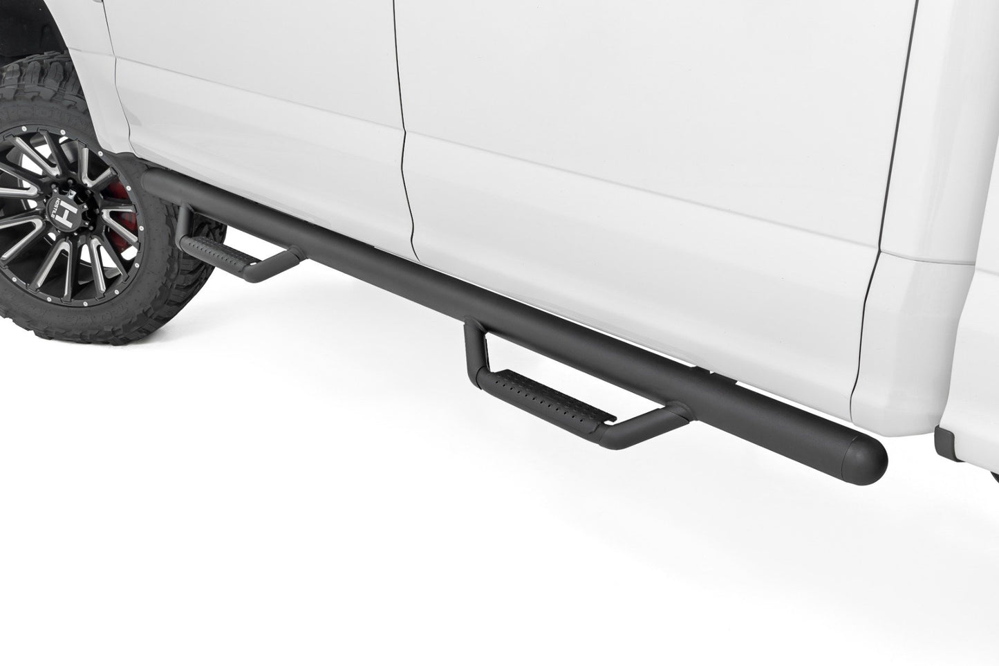 Rough Country Nerf Steps | Cab Length | Crew | Ford F-150/Lightning/F-250/F-350/Raptor (15-26)