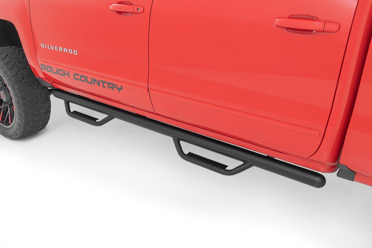 Rough Country Nerf Steps | Cab Length | Crew Cab | Chevy/GMC 1500 (14-18 & Classic)