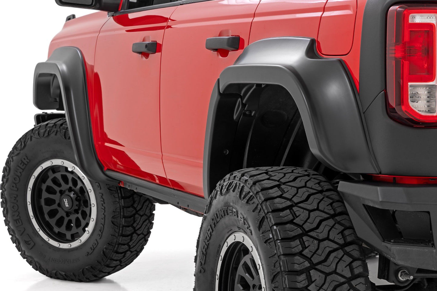 Rough Country Fender Flares | G1 Shadow Black | Ford Bronco 4WD (2021-2025)