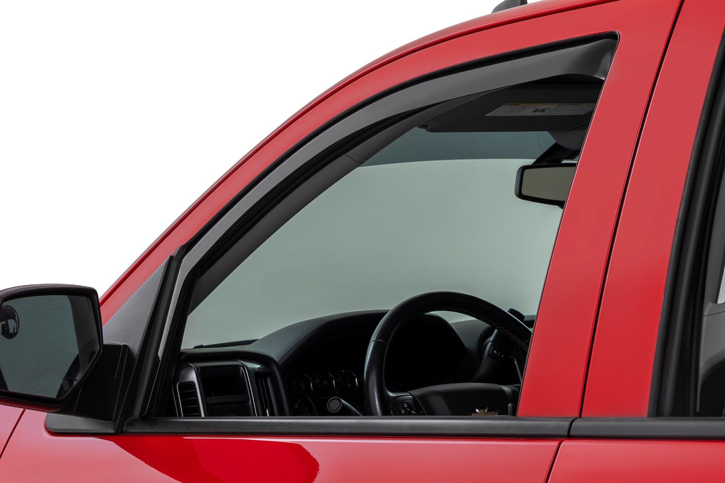 Rough Country Side Window Deflectors | In Channel Rain Guard | Chevy/GMC 1500/2500HD/3500HD 2WD/4WD