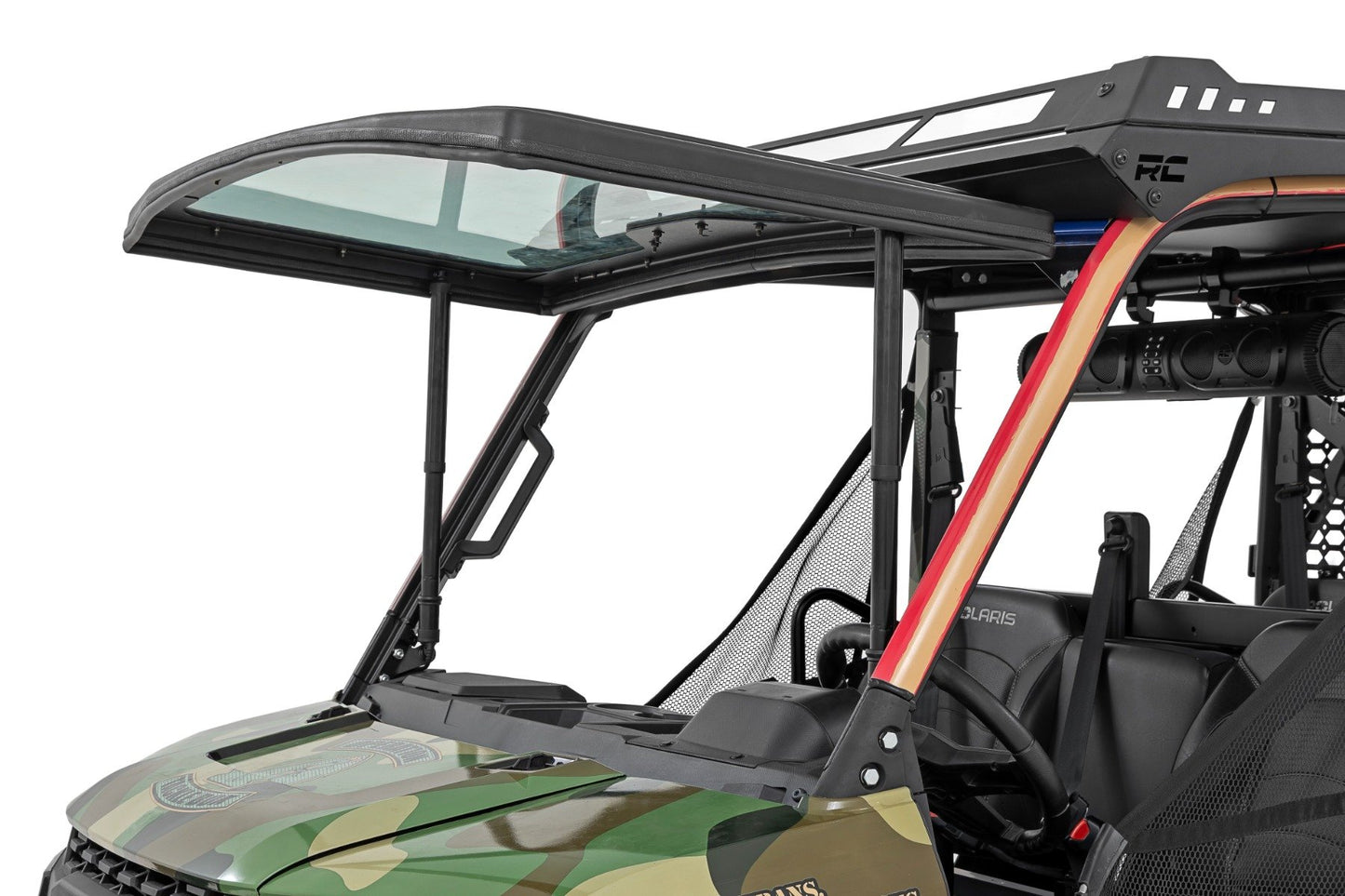 Rough Country Electric Tilt Windshield | Glass | Formed Frame | Polaris Ranger XP 1000/ XP 900