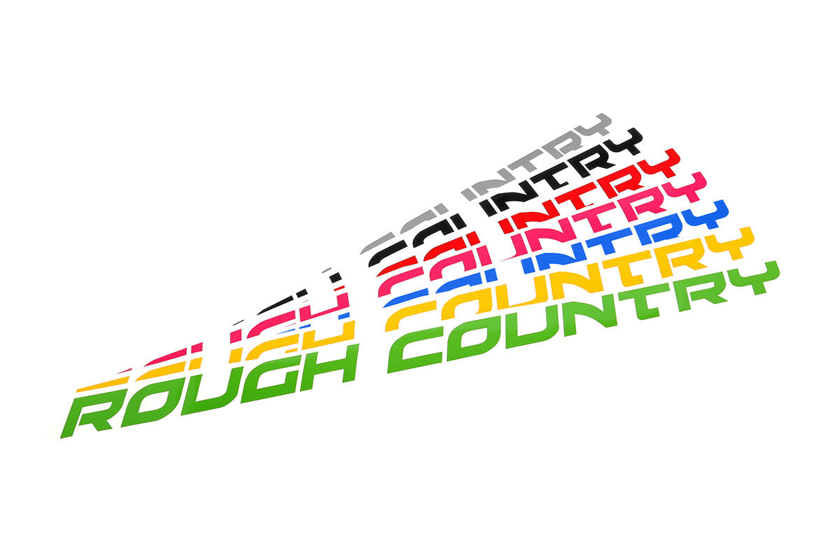 Rough Country Rough Country Decal | 27 Inch Fender | Red