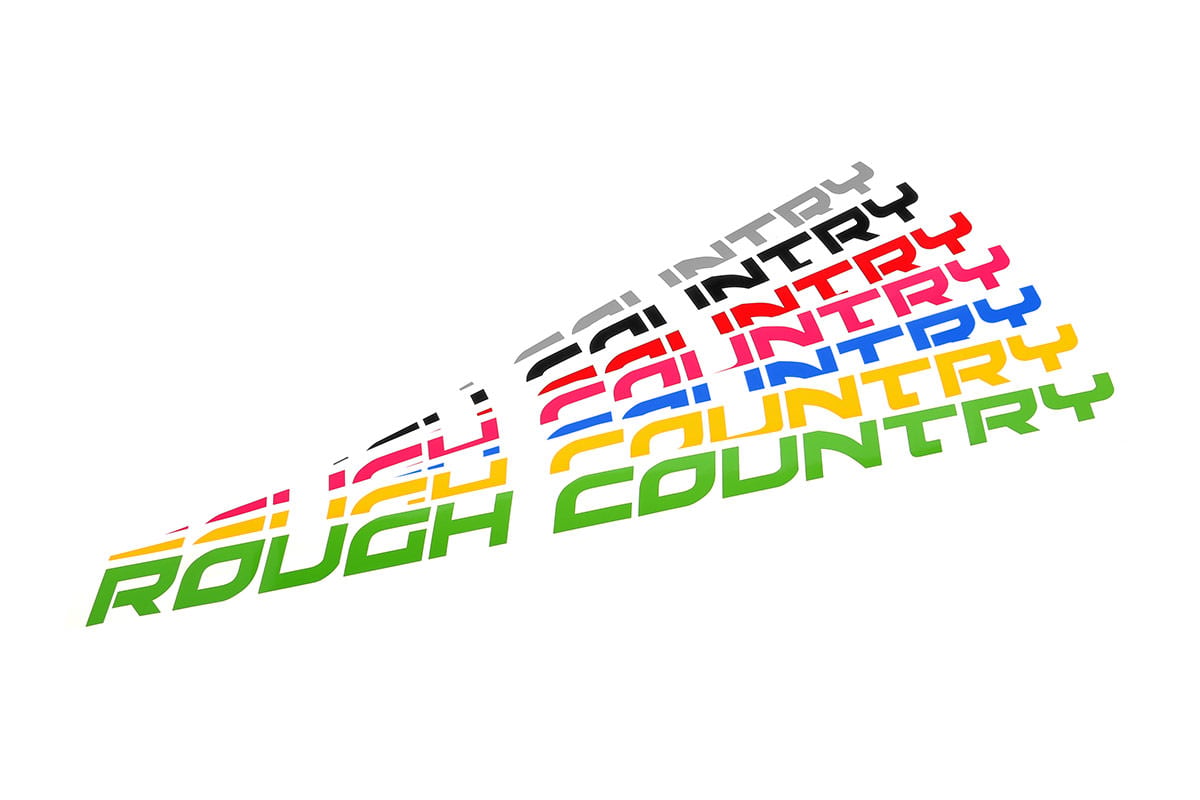 Rough Country Rough Country Decal | 27 Inch Fender | Kelly Green