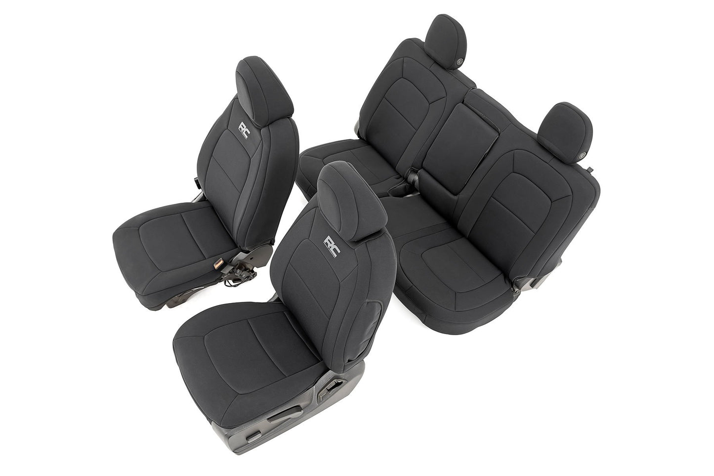 Rough Country Seat Covers | Front Bucket | Rear Bench | Chevy/GMC Canyon/Colorado (15-22)
