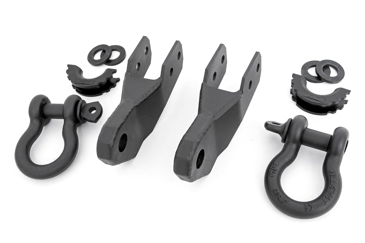 Rough Country Tow Hook to Shackle Bracket | D-Ring Combo | Chevy Colorado 2WD/4WD (15-22)