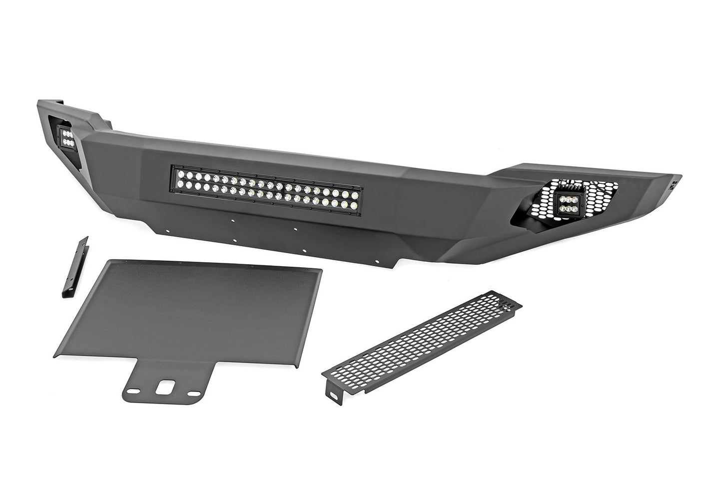 Rough Country Front Bumper | High Clearance | Skid Plate | Ford F-150 2WD/4WD (2018-2020)