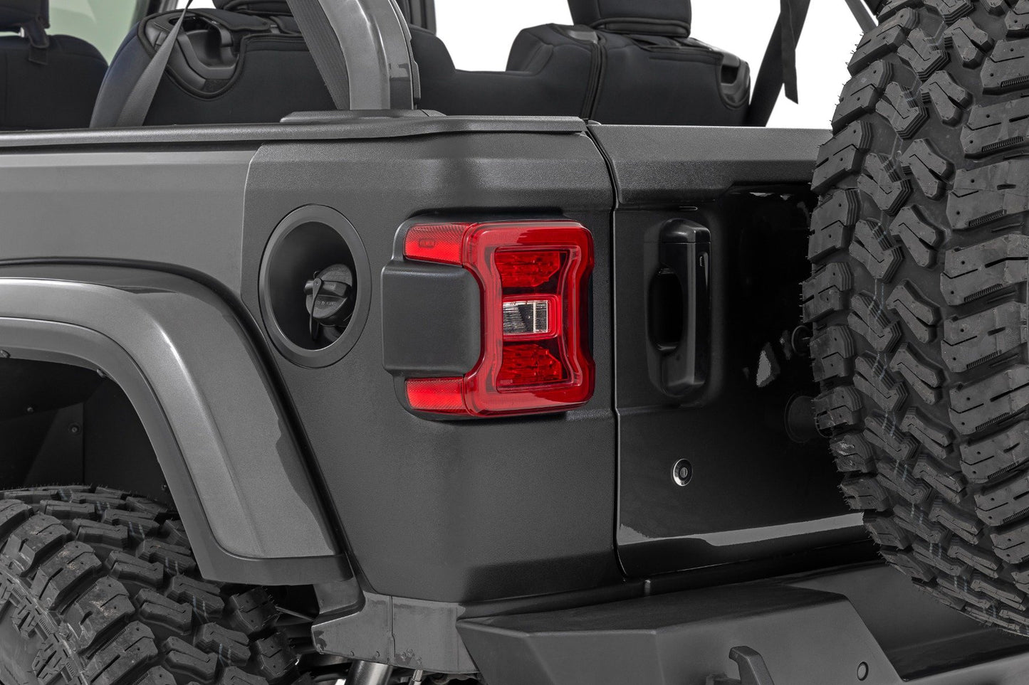 Rough Country Trail Cladding | Rear Corners | Jeep Wrangler JL/Wrangler Unlimited (18-26)