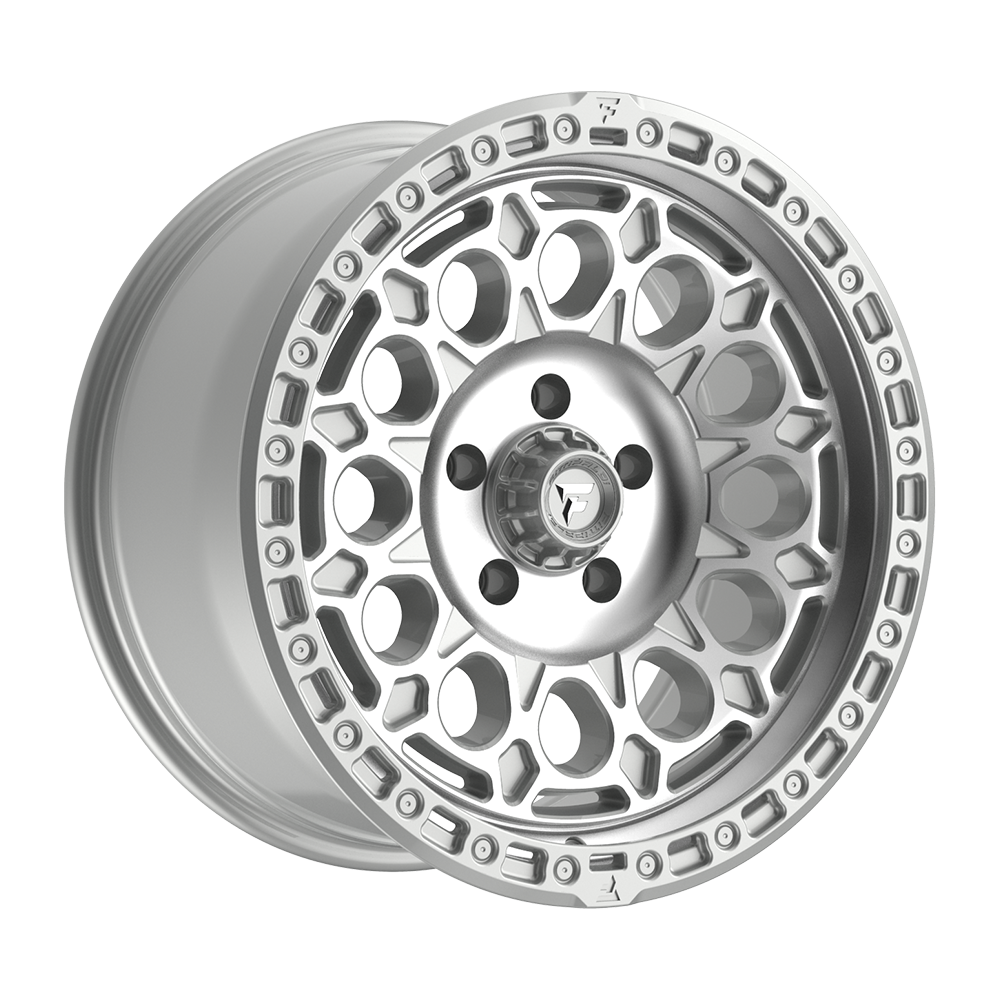 Fittipaldi FT101 Custom Wheel Gloss Silver with Machined Face and Undercut