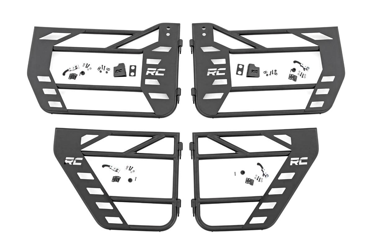 Rough Country Tubular Doors | Front and Rear | Jeep Wrangler JK/Wrangler Unlimited (07-18)