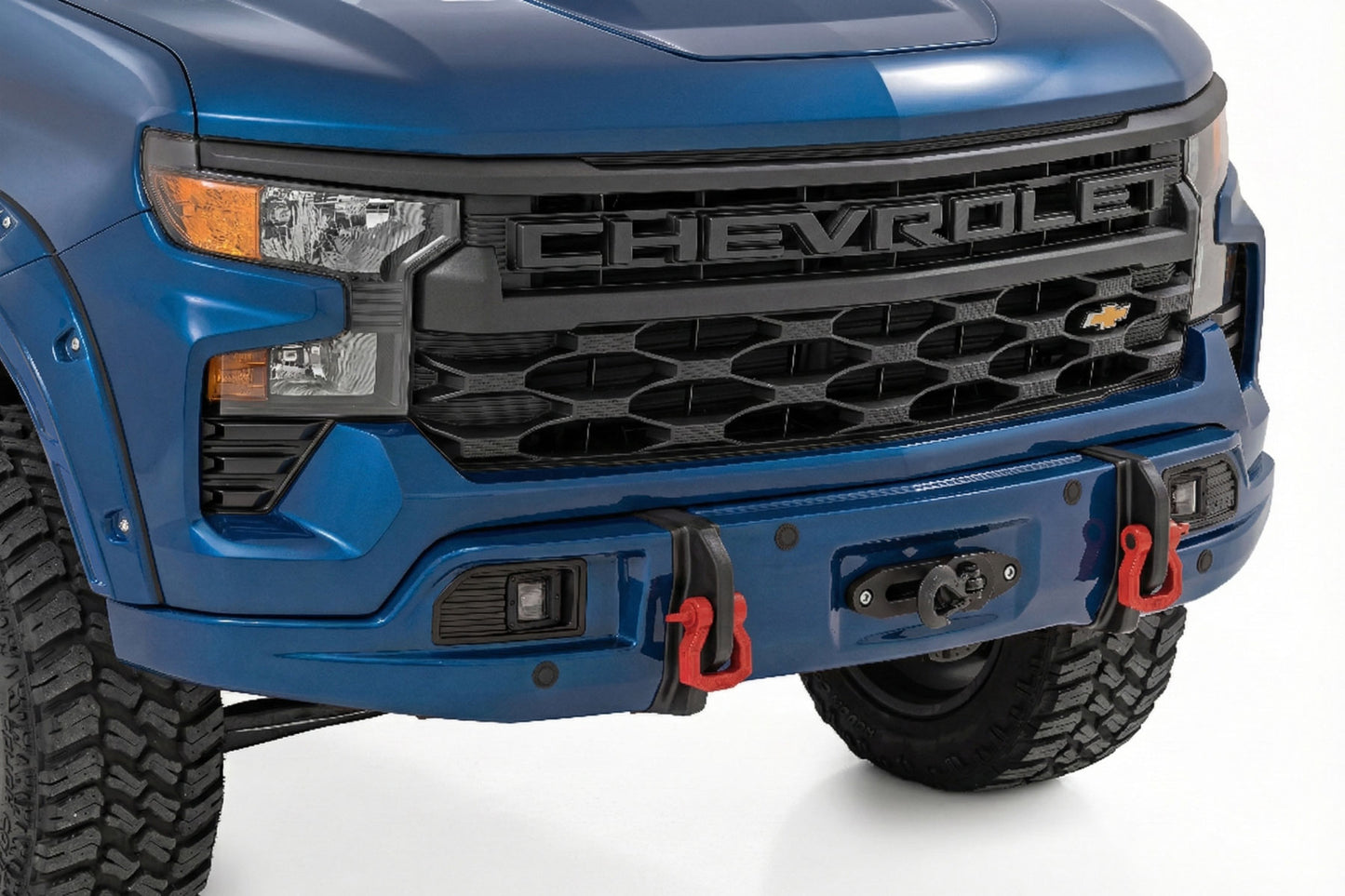 Rough Country Bumper Cover | GXP Lakeshore Blue | Chevy Silverado 1500 2WD/4WD (2023-2026)