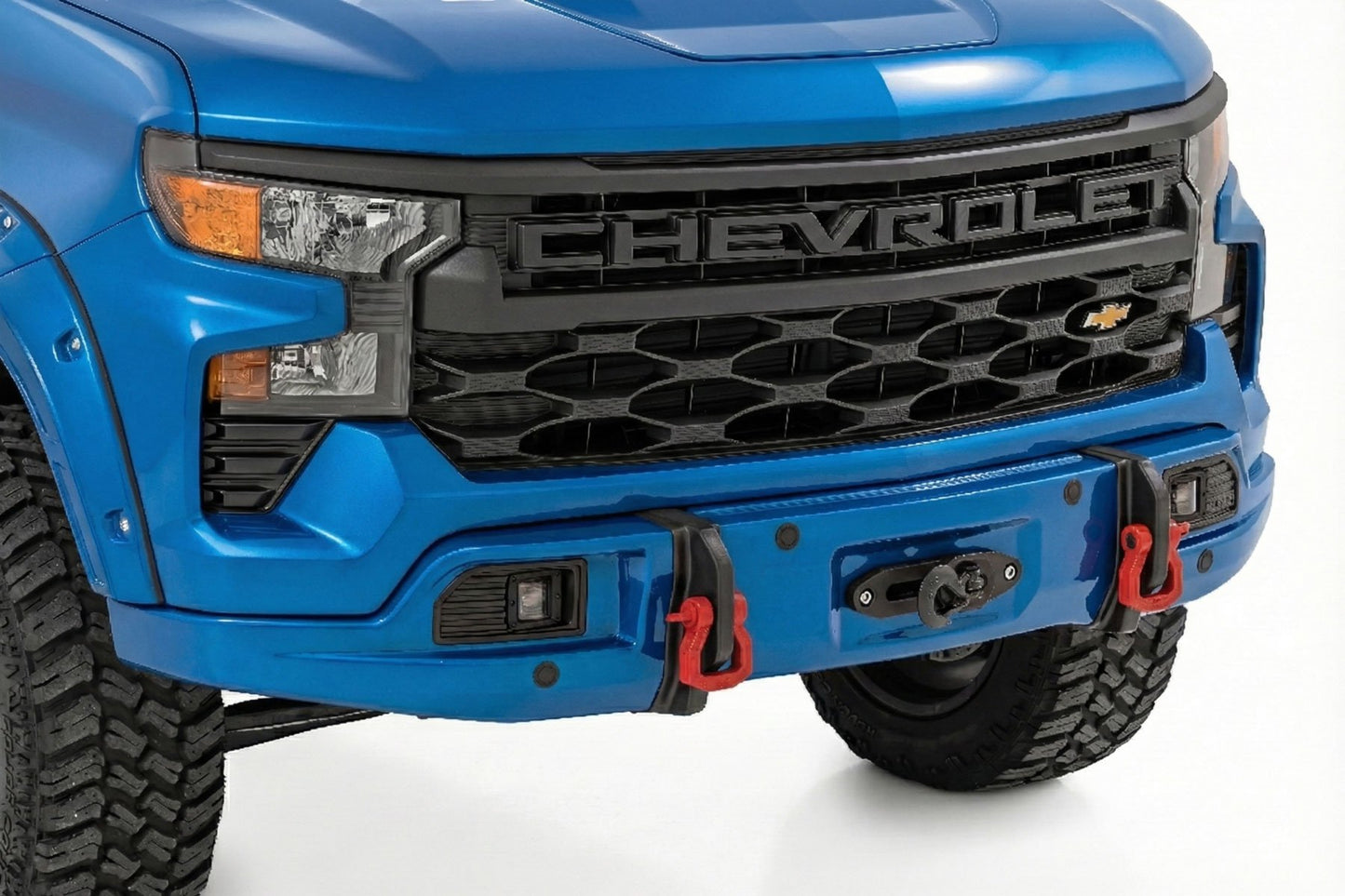 Rough Country Bumper Cover | GJV Riptide Blue | Chevy Silverado 1500 2WD/4WD (2023-2026)