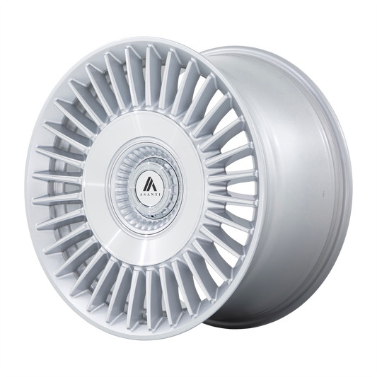 Asanti Black AB040 TIARA GLOSS SILVER WITH BRIGHT MACHINED FACE