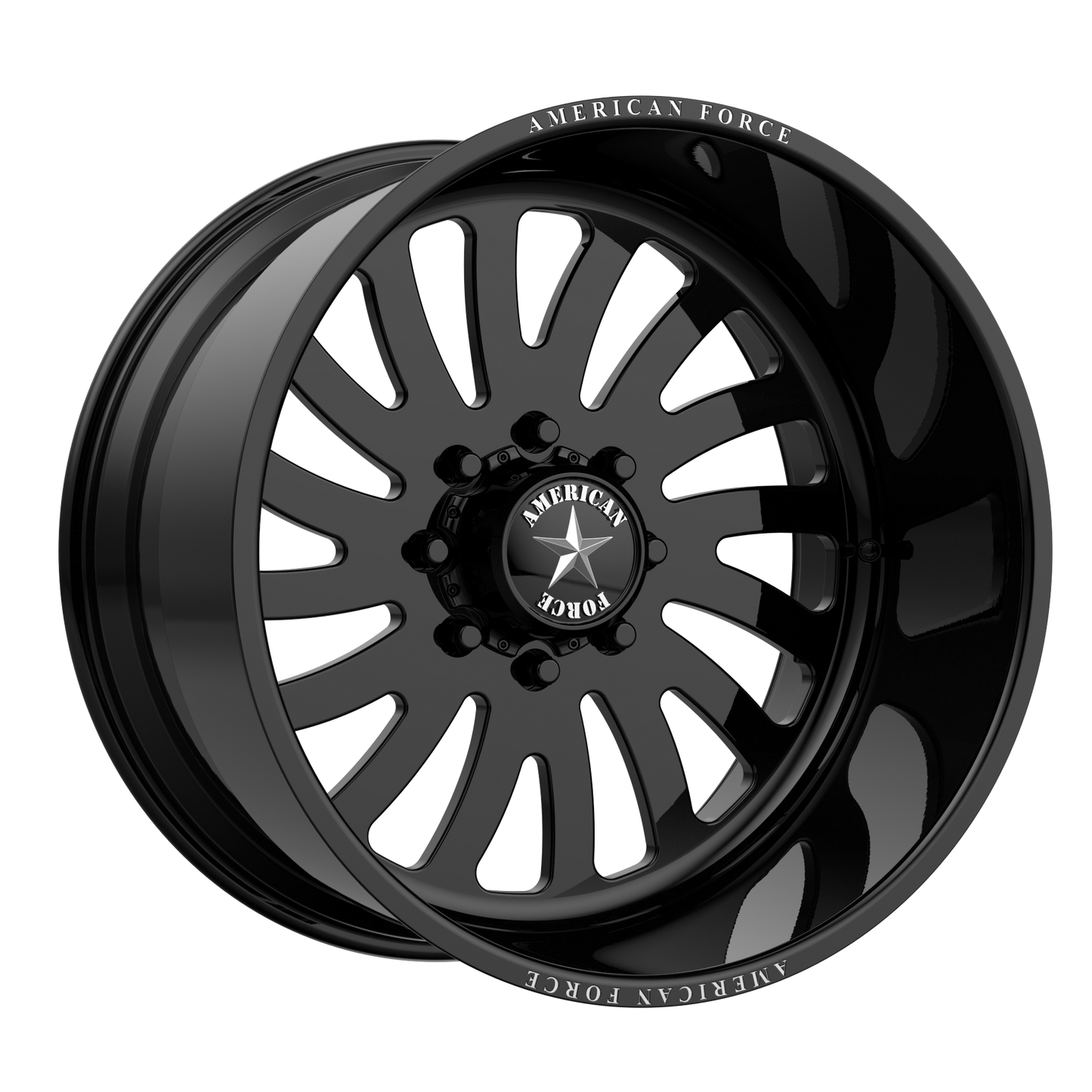 American Force AFW 74 OCTANE SS GLOSS BLACK MACHINED