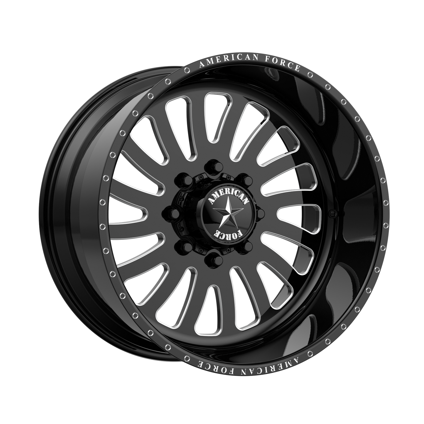 American Force AFW 74 OCTANE SS GLOSS BLACK MACHINED