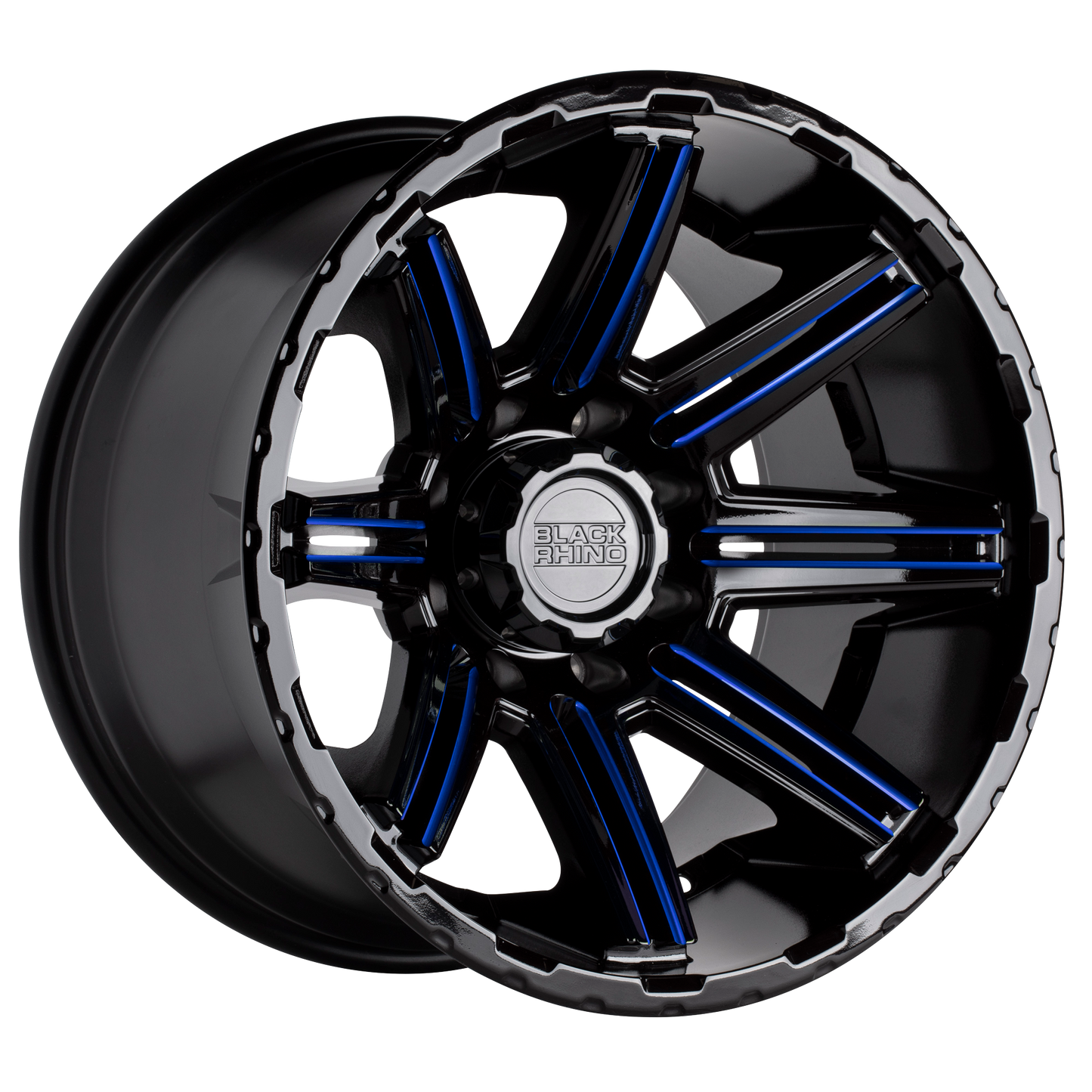 Black Rhino Hard Alloys RAMPAGE GLOSS BLACK W/ RED INNER LIP