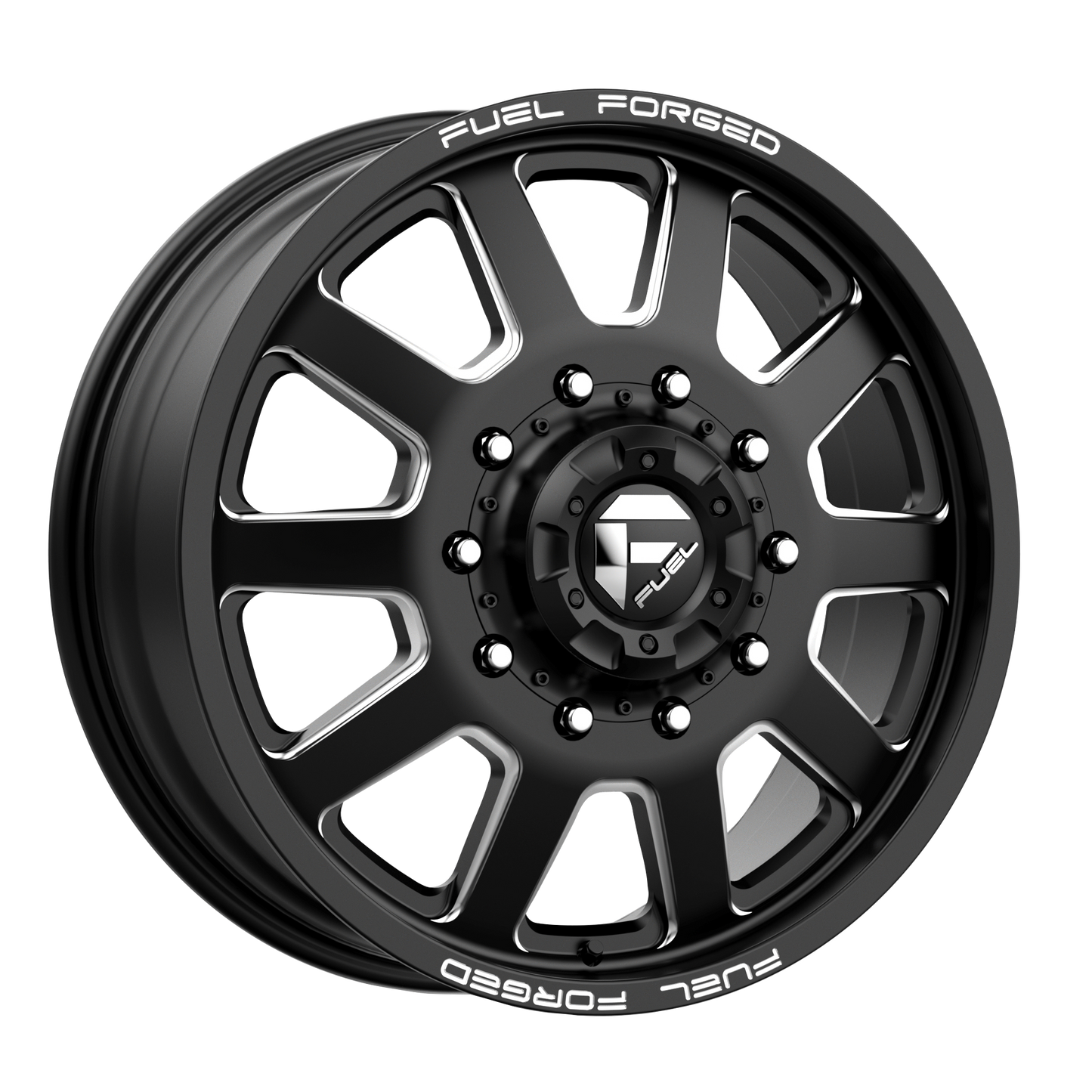 Fuel Mono DE09 FF09D MATTE BLACK MILLED