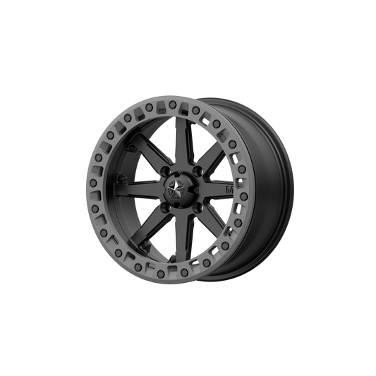MSA Offroad Wheels M31 LOK2 BEADLOCK SATIN BLACK MATTE GRAY RING