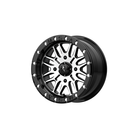 MSA Offroad Wheels M37 BRUTE BEADLOCK GLOSS BLACK MACHINED
