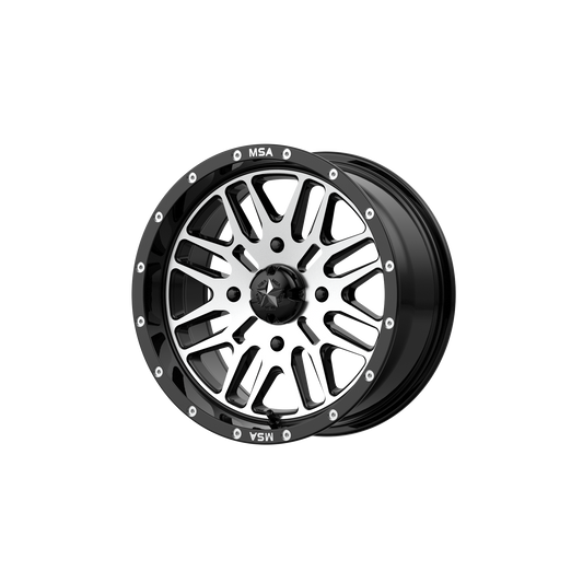 MSA Offroad Wheels M38 BRUTE GLOSS BLACK MACHINED