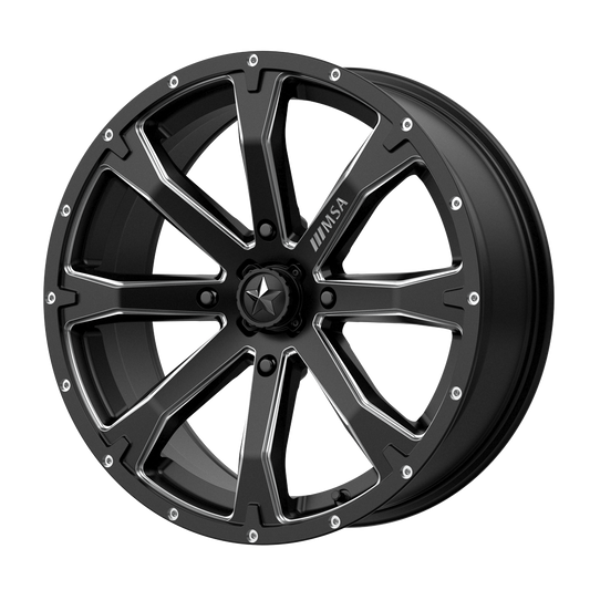 MSA Offroad Wheels M42 BOUNTY SATIN BLACK MILLED