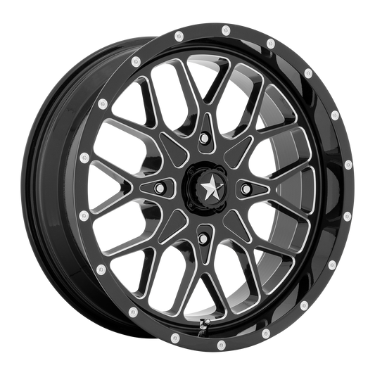 MSA Offroad Wheels M45 PORTAL GLOSS BLACK MILLED