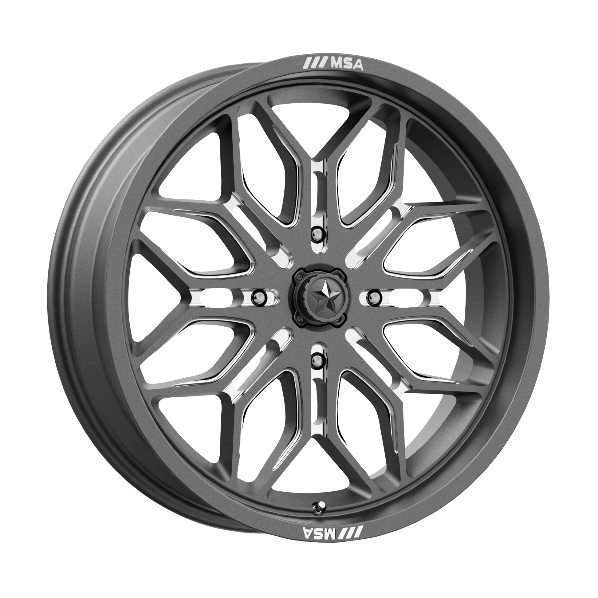 MSA Offroad Wheels M47 SNIPER GUNMETAL MILLED