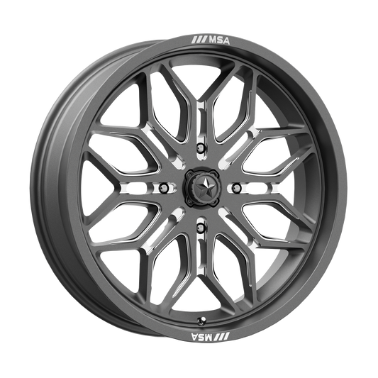 MSA Offroad Wheels M47 SNIPER GUNMETAL MILLED