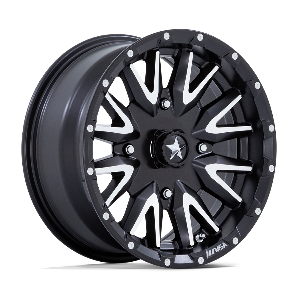 MSA Offroad Wheels M49 CREED MATTE BLACK MACHINED
