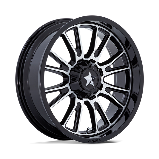 MSA Offroad Wheels M51 THUNDERLIPS GLOSS BLACK MACHINED
