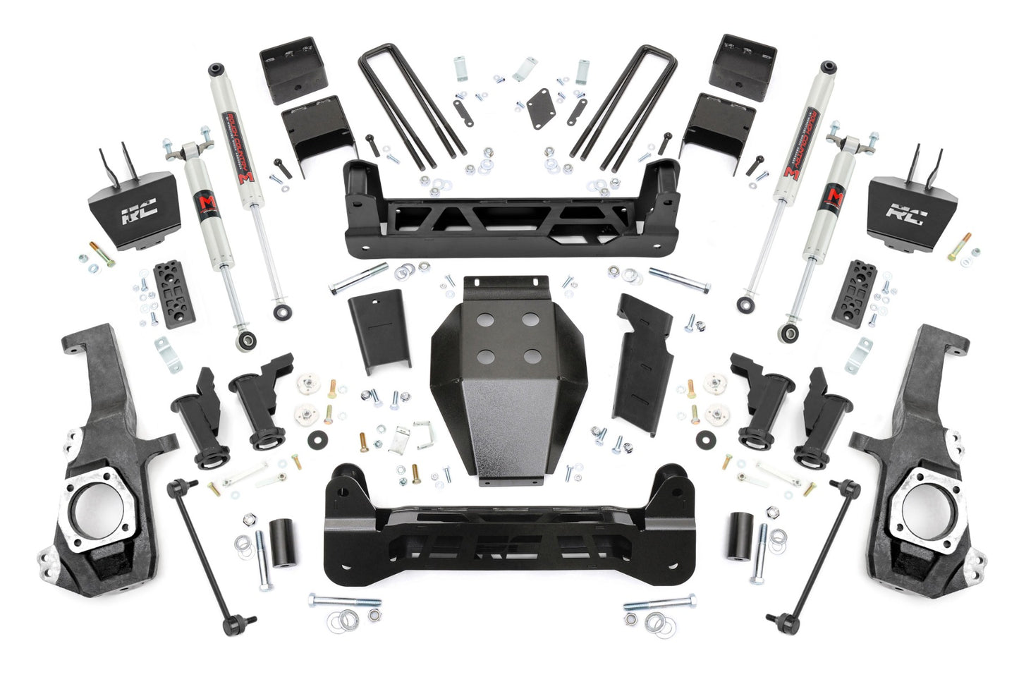 Rough Country 5 Inch Lift Kit | Torsion Drop | M1 | w/ Overloads | Chevy/GMC 2500HD/3500HD (20-26)