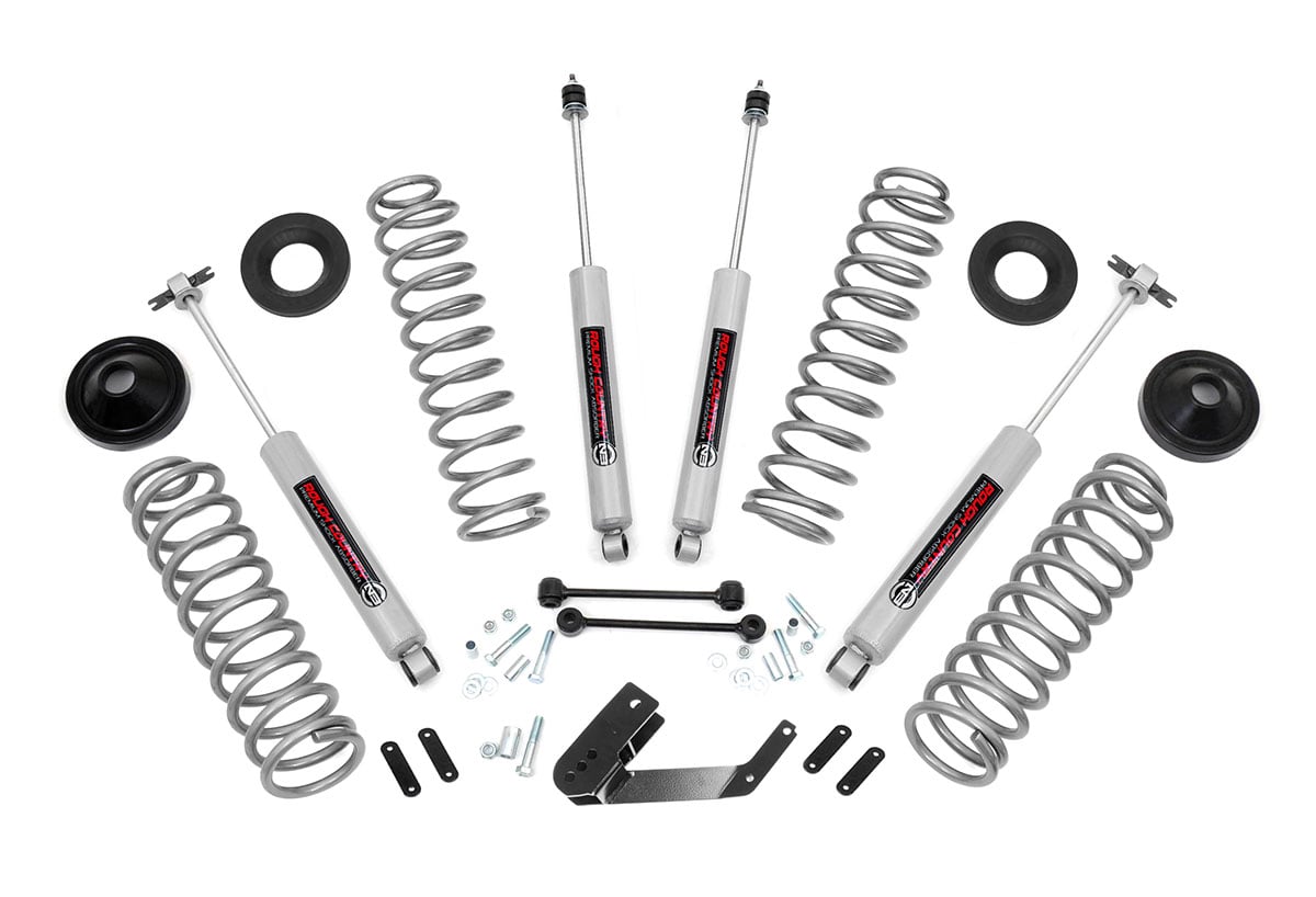 Rough Country 3.25 Inch Lift Kit | Jeep Wrangler Unlimited 2WD/4WD (2007-2018)