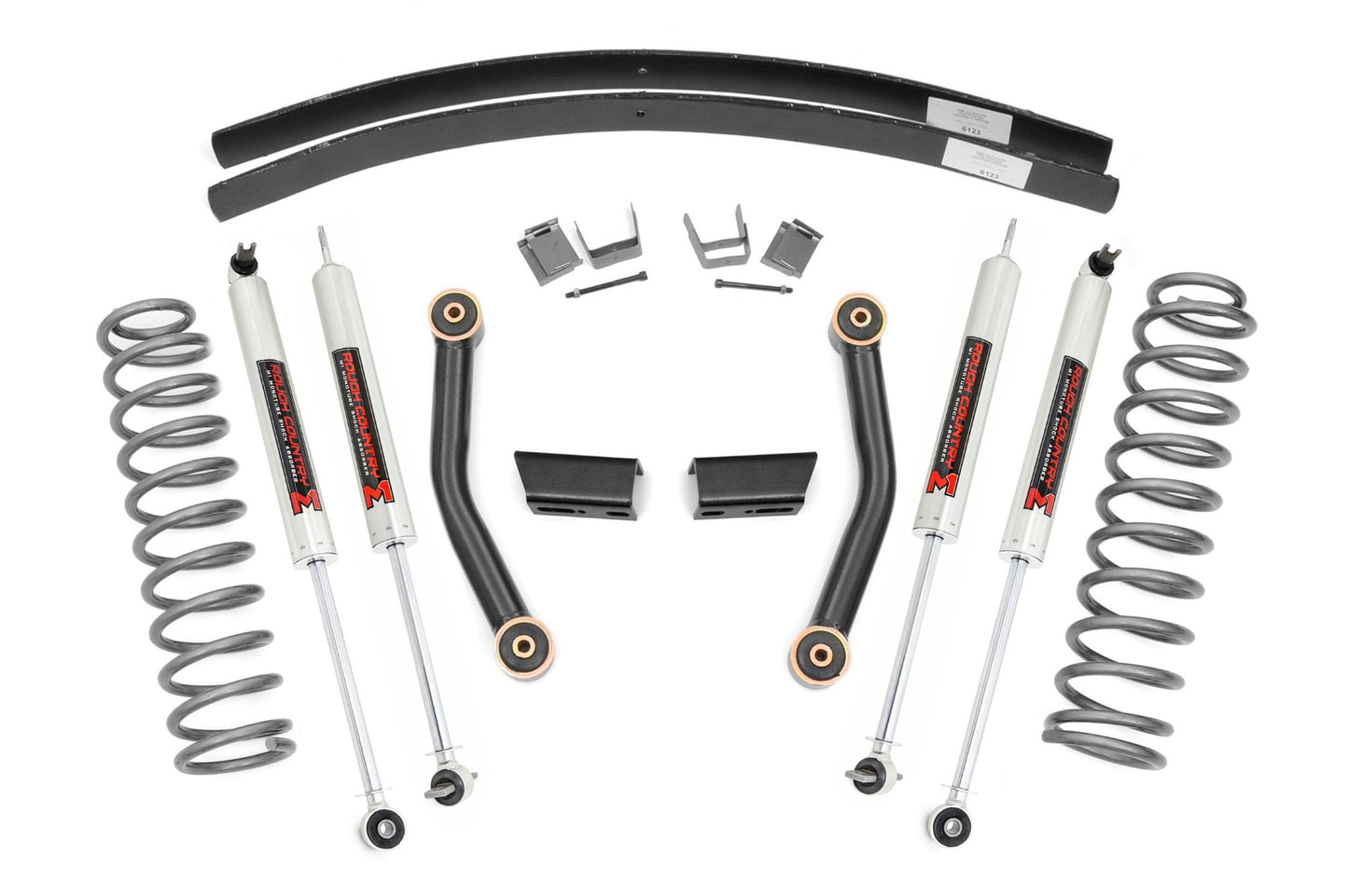 Rough Country 3 Inch Lift Kit | SII | RR AAL | M1 | Jeep Cherokee XJ 2WD/4WD (1984-2001)