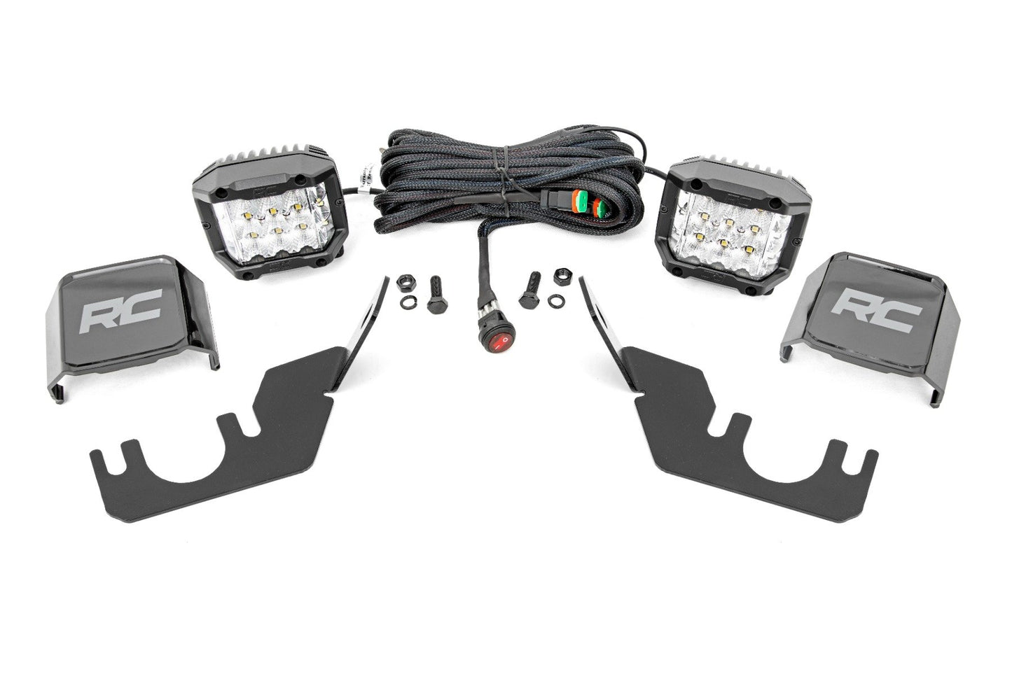 Rough Country LED Light | Rear Mount | 3" OSRAM | Kawasaki Teryx 4 1000/Teryx 800