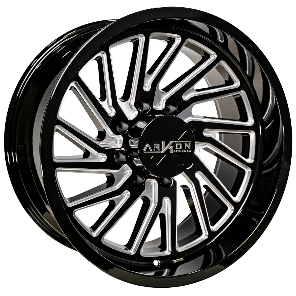 Arkon Offroad Kennedy Custom Wheel Gloss Black w/ Milled Edges