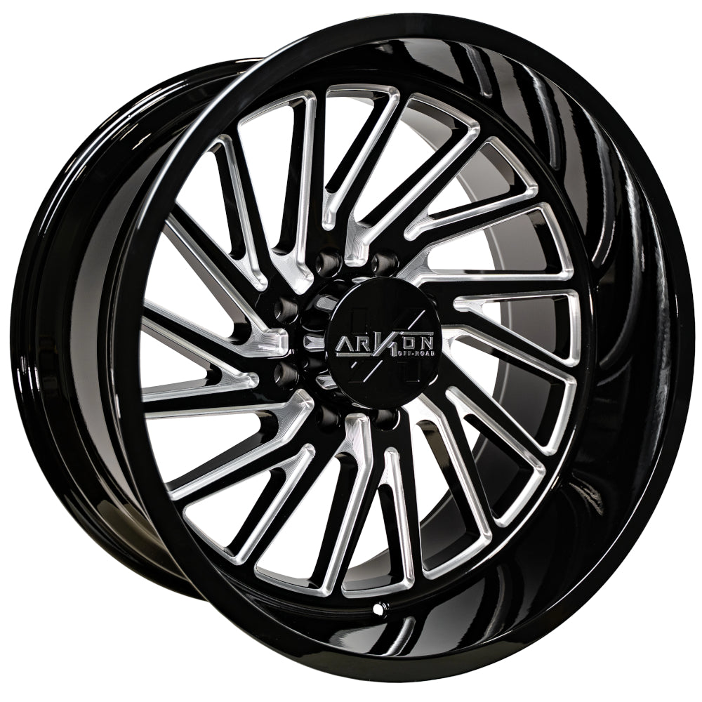 Arkon Offroad Kennedy Custom Wheel Gloss Black w/ Milled Edges