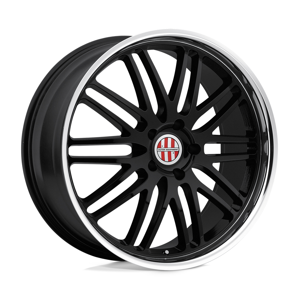 Victor Equipment LEMANS GLOSS BLACK W/ MIRROR CUT LIP