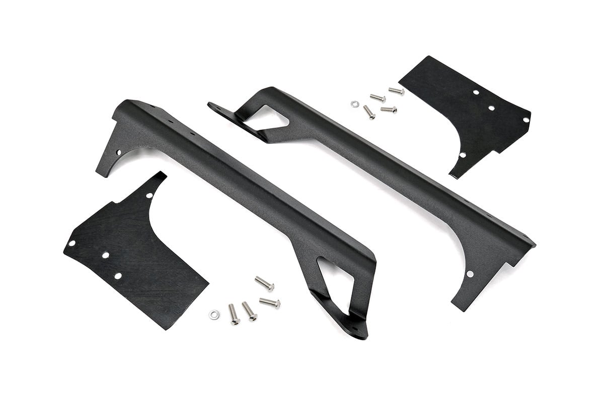 Rough Country LED Light Mounts | Upper Windshield | 50" | Jeep Wrangler TJ (97-06)/Wrangler Unlimited (04-06)