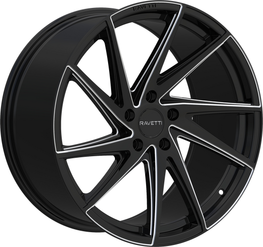 RAVETTI M10 BLACK AND MILLED