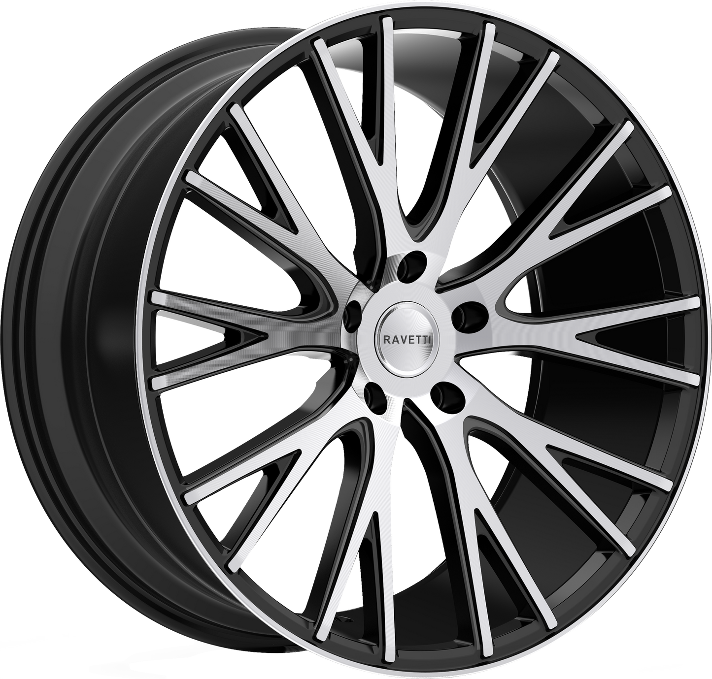 RAVETTI M12 SATIN BLACK MACHINED