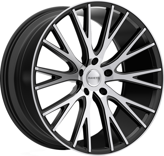 RAVETTI M12 SATIN BLACK MACHINED