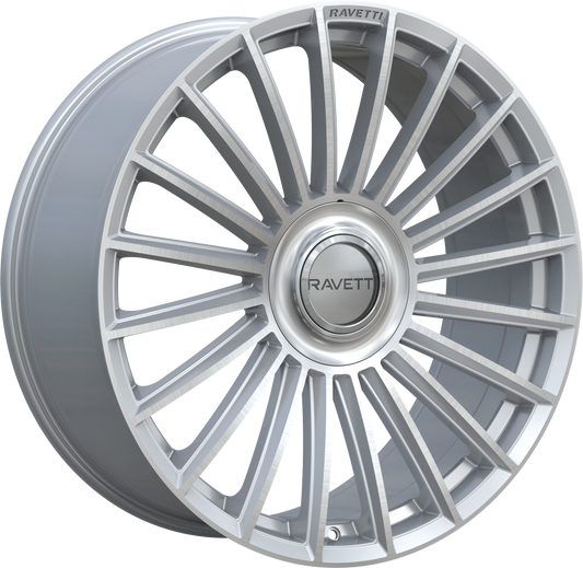 RAVETTI M17 SILVER AND BRUSHED